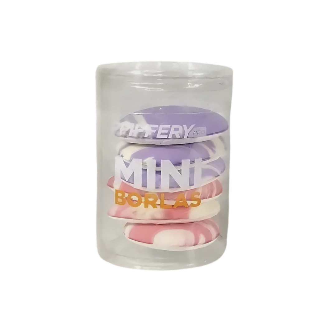 Borla Para Maquillaje Marmol Set  x6 Mini - PFIFFERY 2