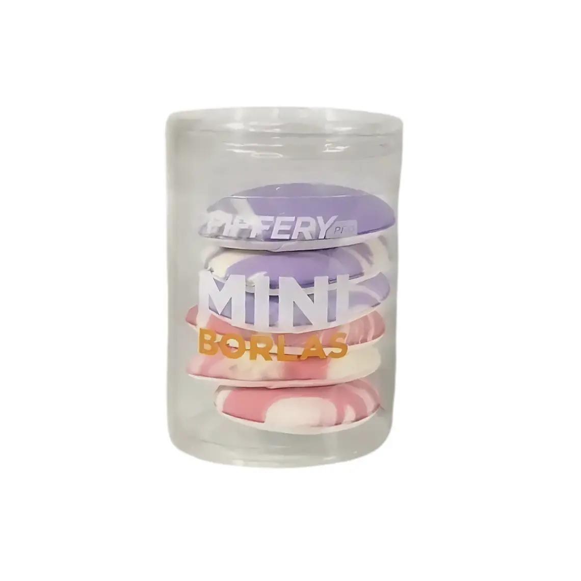 Borla Para Maquillaje Marmol Set  x6 Mini - PFIFFERY 2