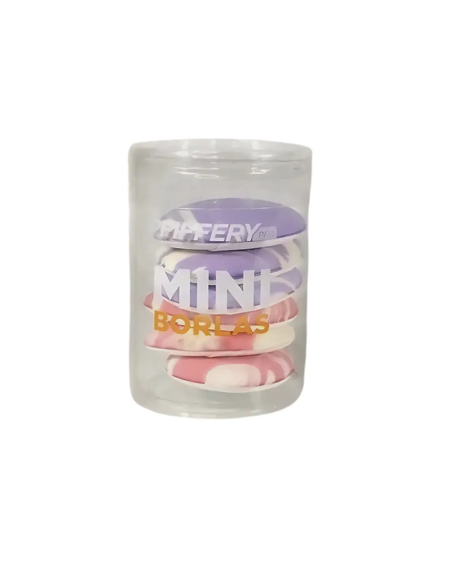 Borla Para Maquillaje Marmol Set  x6 Mini - PFIFFERY 2