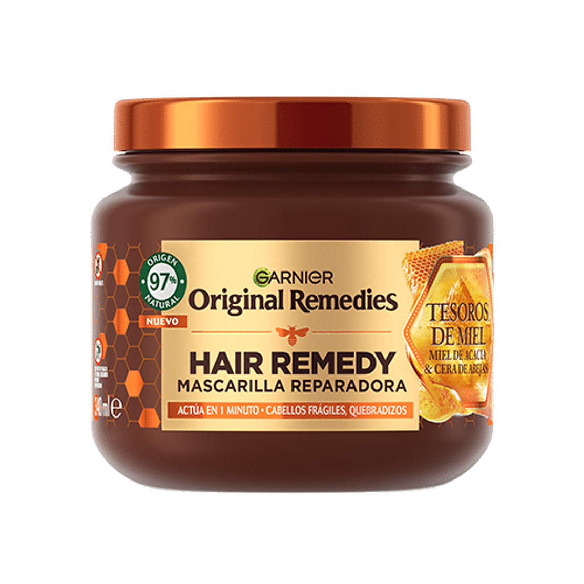Mascarilla Capilar Original Remedies - GARNIER Tesoros De Miel (320 ML) 1
