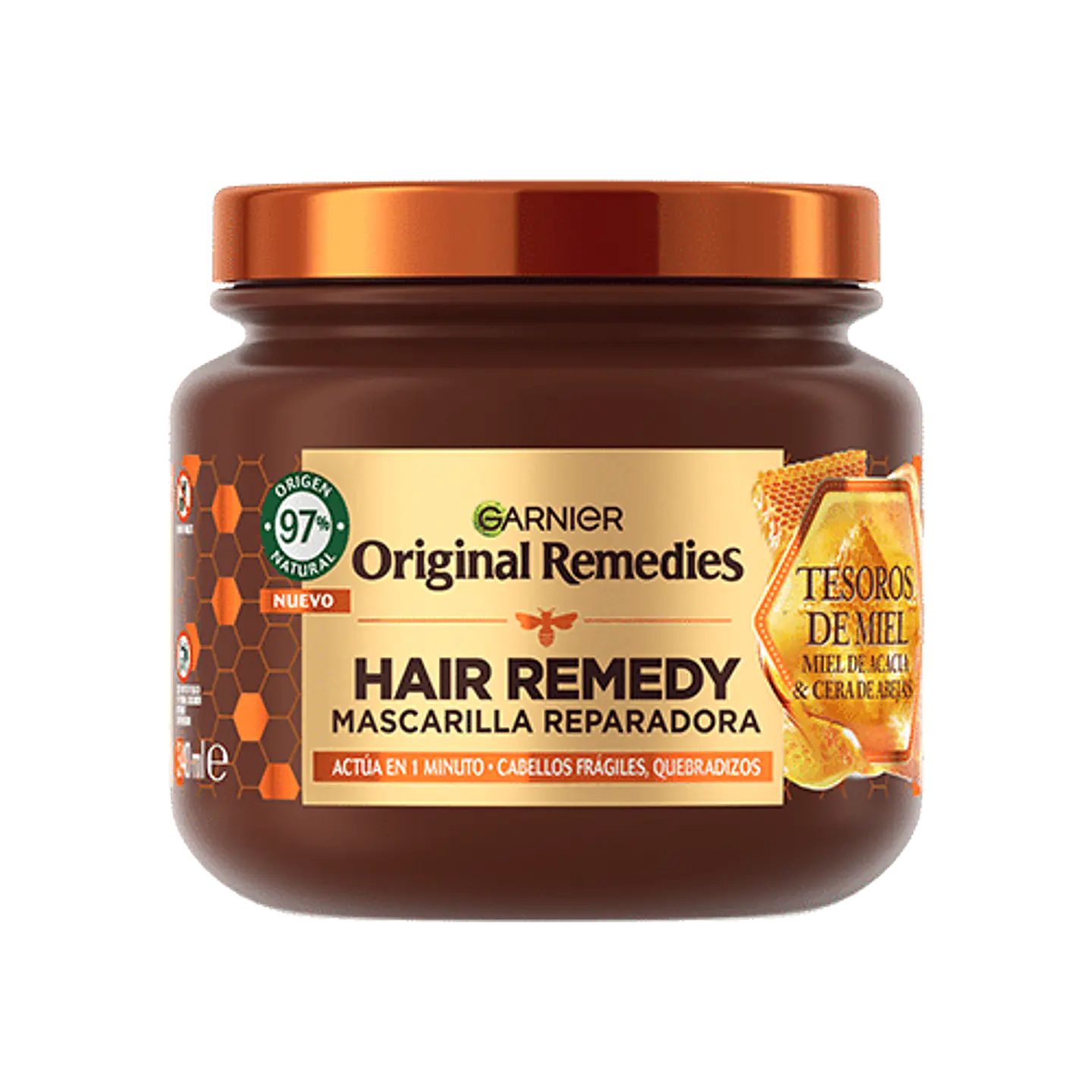 Mascarilla Capilar Original Remedies - GARNIER Tesoros De Miel (300 ML) 1