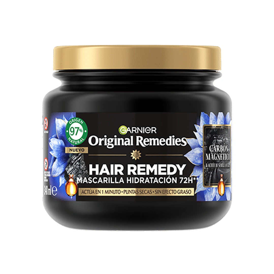 Mascarilla Capilar Original Remedies - GARNIER Carbón Magnético (320 ML) 1