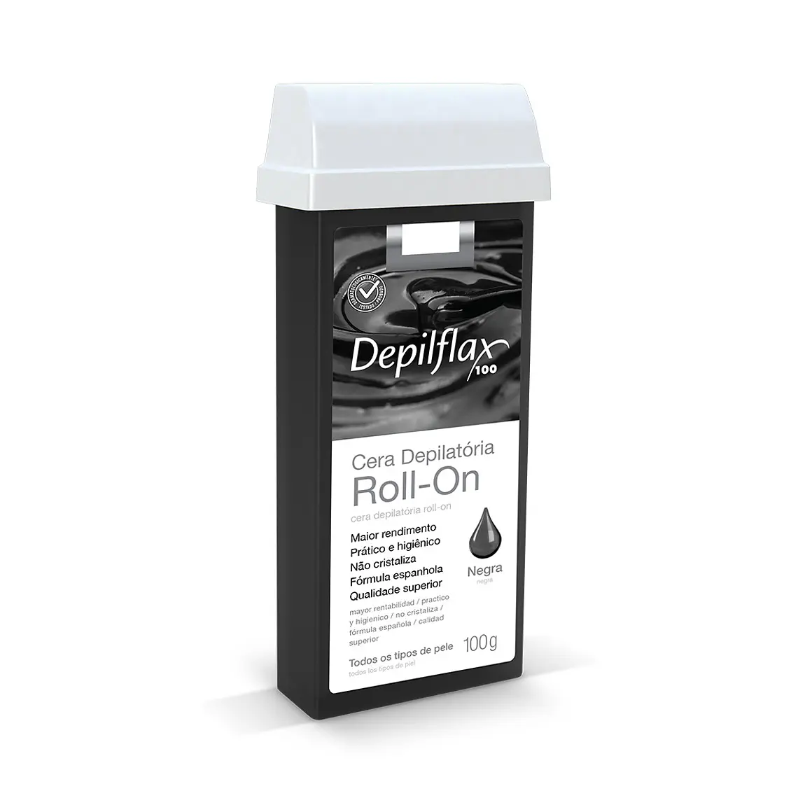 Cera Depilatória Negar Roll On 100 G - DEPILFLAX 1