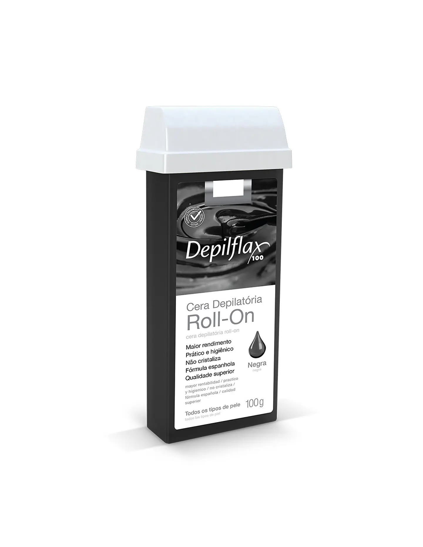 Cera Depilatória Negar Roll On 100 G - DEPILFLAX 1
