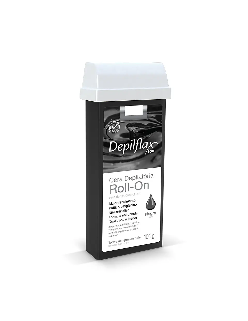 Cera Depilatória Negar Roll On 100 G - DEPILFLAX 1