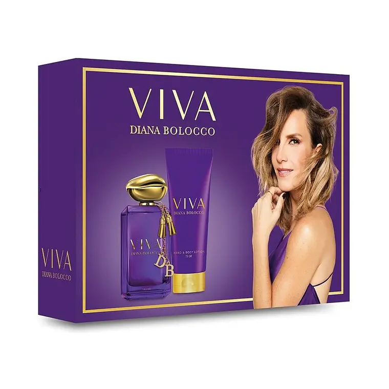 Set De Perfumería Viva Diana Bolocco Eau De Parfum 100 ML + Body Lotion 75 GR - PETRIZZIO 2