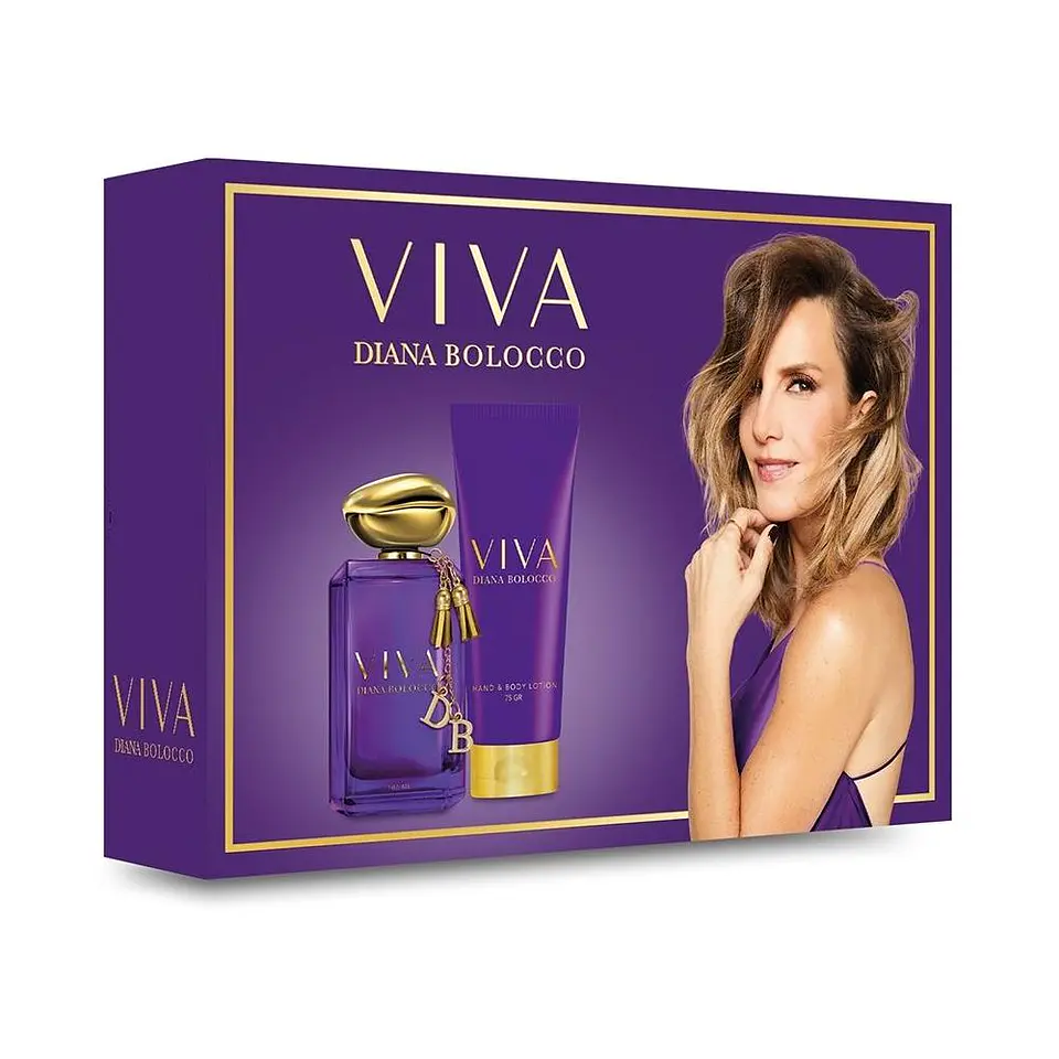Set De Perfumería Viva Diana Bolocco Eau De Parfum 100 ML + Body Lotion 75 GR - PETRIZZIO 2