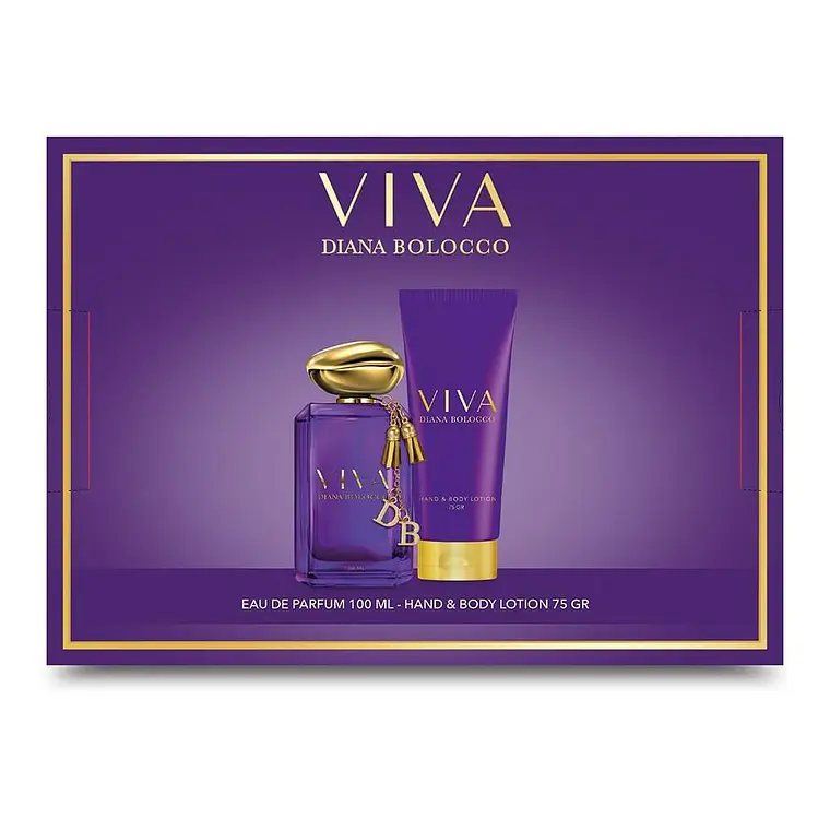 Set De Perfumería Viva Diana Bolocco Eau De Parfum 100 ML + Body Lotion 75 GR - PETRIZZIO 1