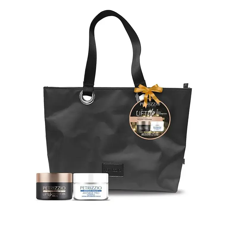 Set Crema Día Lift Up + Crema Noche Nutritiva + Cartera - PETRIZZIO 1