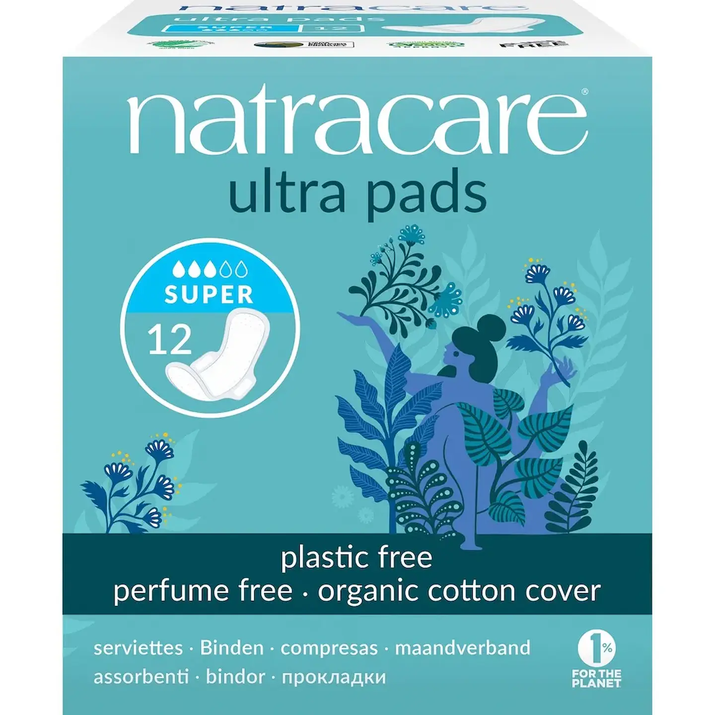 Natracare Compresas Super Alas 12 uds 1