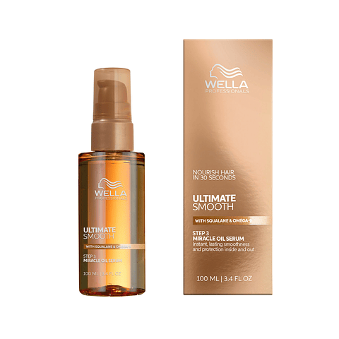 Serum Professionals Ultimate Smooth Miracle Oil Serum 30 ML - WELLA