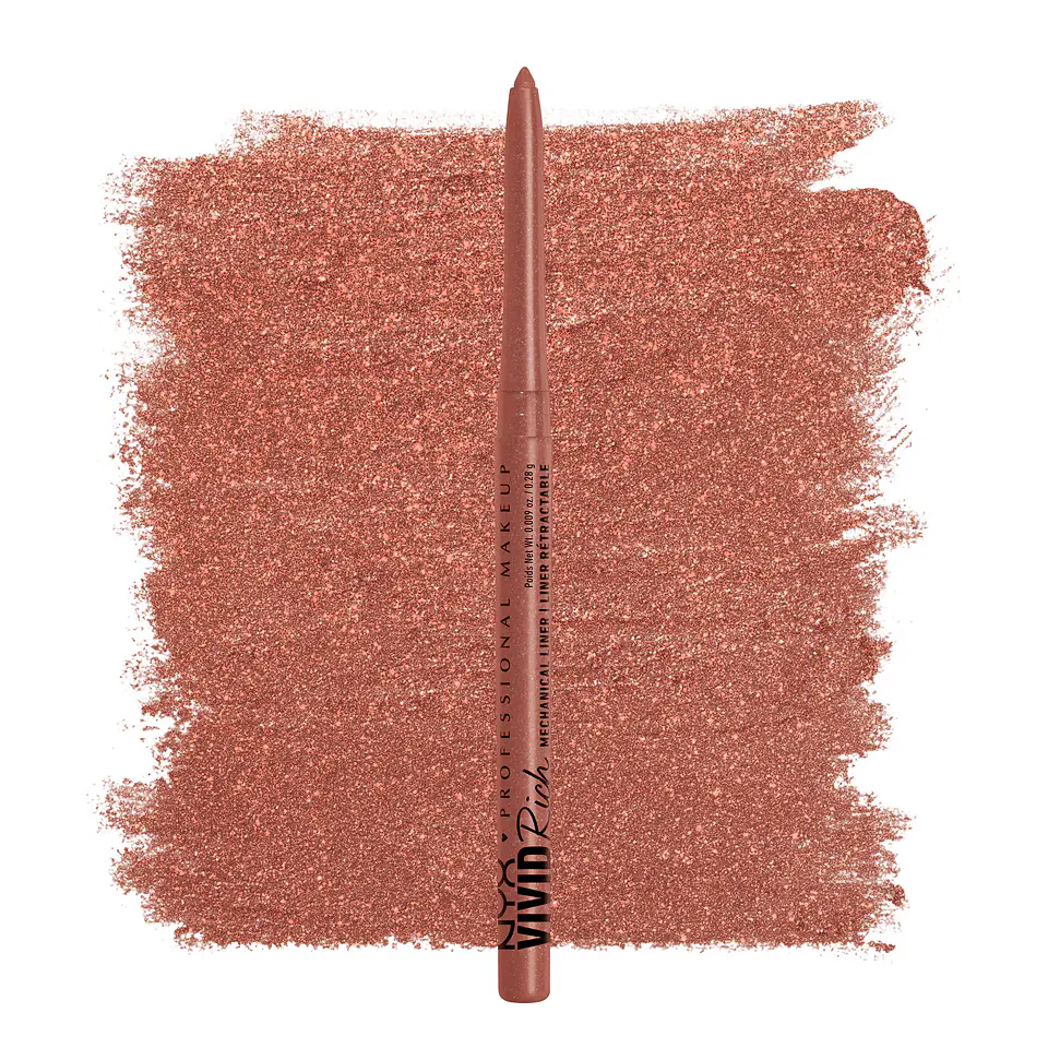 Delineador De Ojos Spicy Pearl Vivid Rich Mechanical Liner Retractable 0.28 Gr - NYX 2