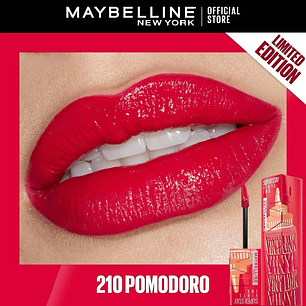 Labial Superstay Vinyl Ink Sauce 210 Pomodoro - MAYBELLINE