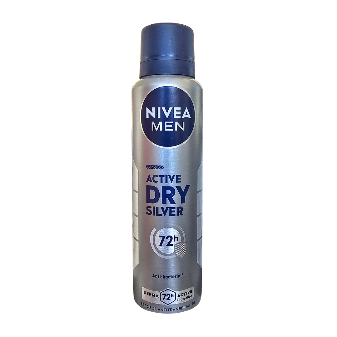 Desodorante Spray Men Silver Protect 150M - NIVEA 1