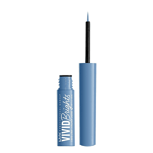 Delineador De Ojos Líquido Vivid Bright Liquid Liner Cobal Crush - NYX- COPIAR