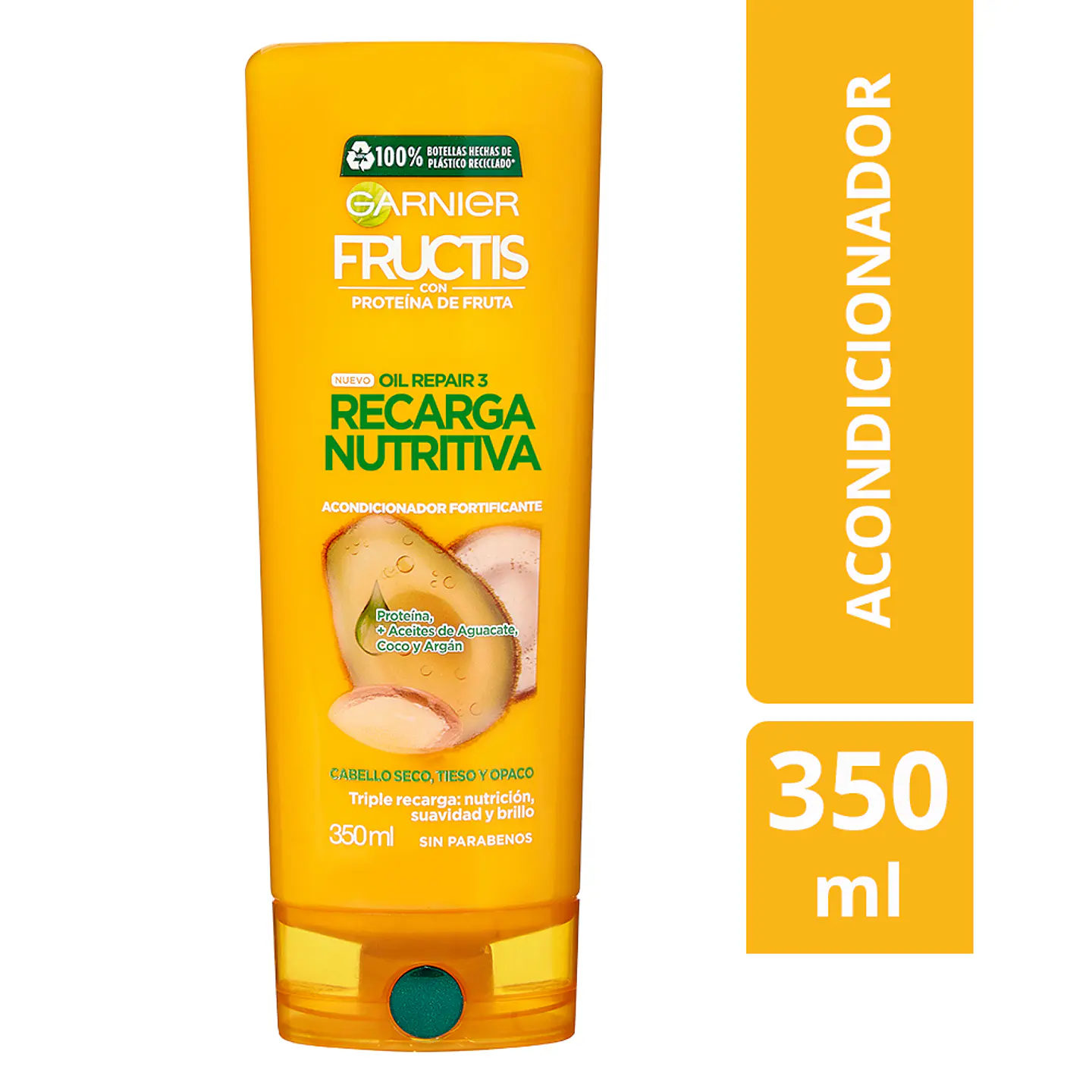Acondicionador Fructis Oil Repair Recarga Nutritiva 350 ML - GARNIER  1
