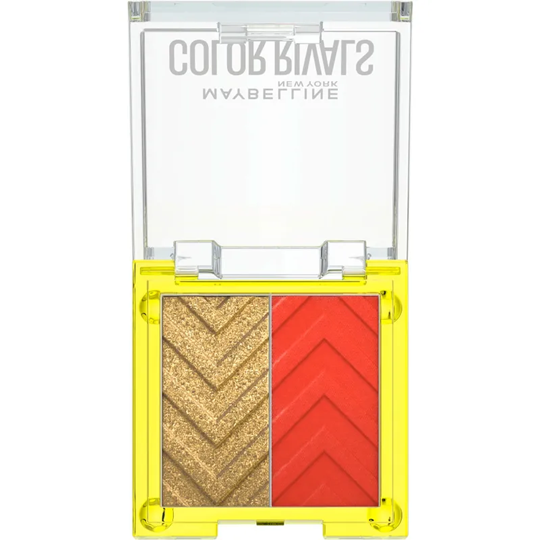 Sombra de Ojos Dúo Color Rival Paleta ChilDaring AS X - MAYBELLINE 2