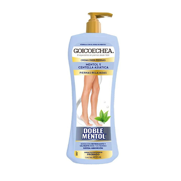 Crema Para Piernas Doble Mentol Goicoechea 400 ML - GOICOECHEA 2