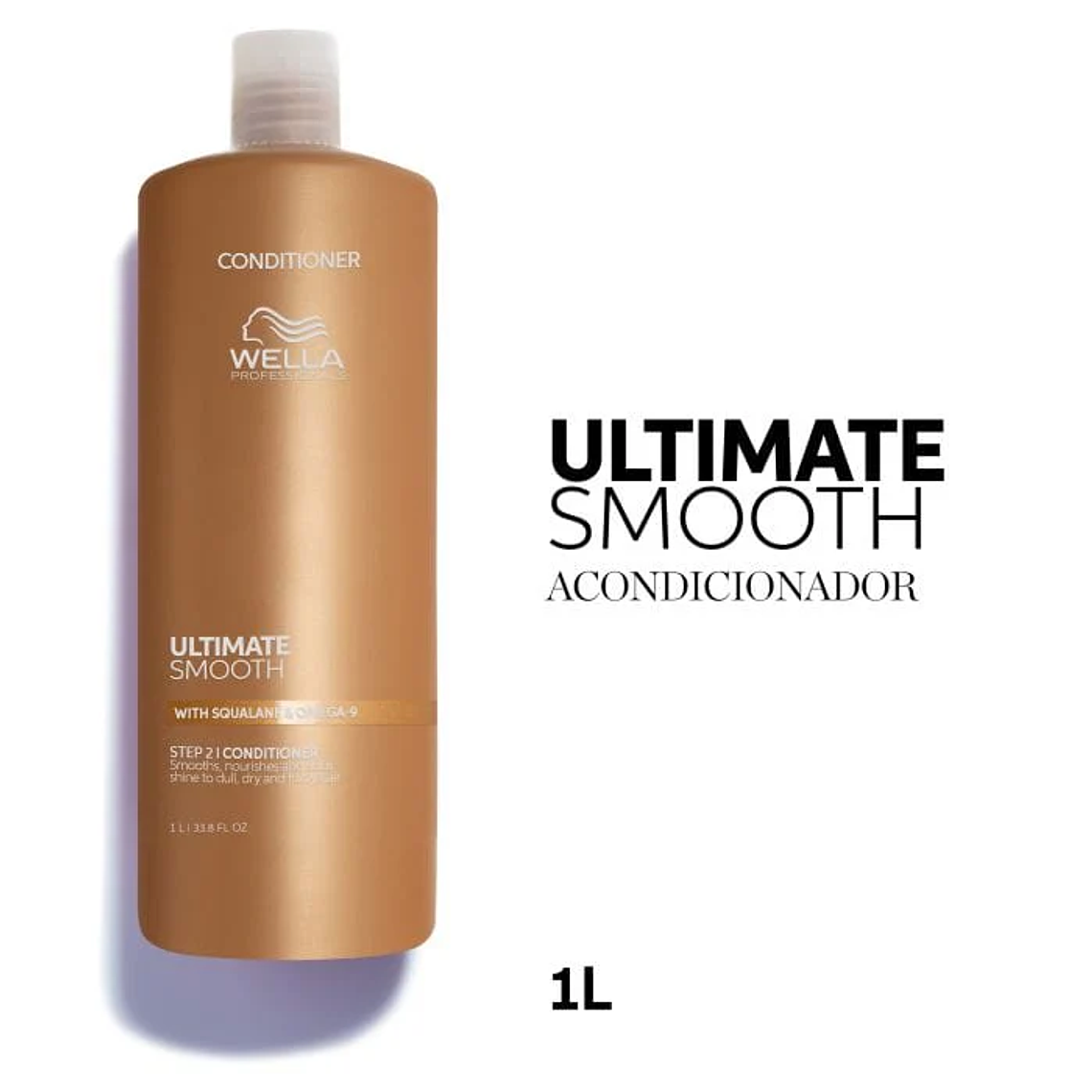 Acondicionador Ultime Smooth 1L - WELLA 2