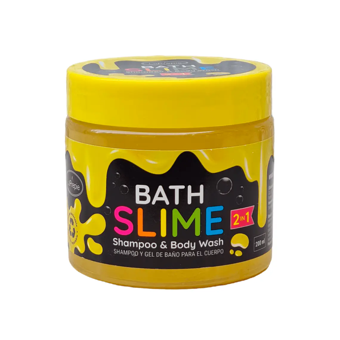 Shampoo & Gel De Baño Para El Cuerpo 2 en 1 Amarillo 200ML - LAPREPIE 1