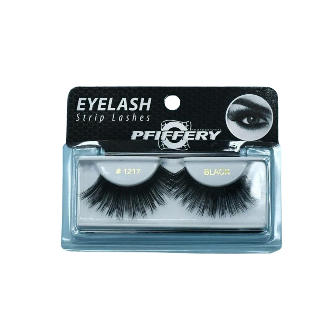 Pestañas Postizas Enteras #1217 Black - PFIFFERY 1