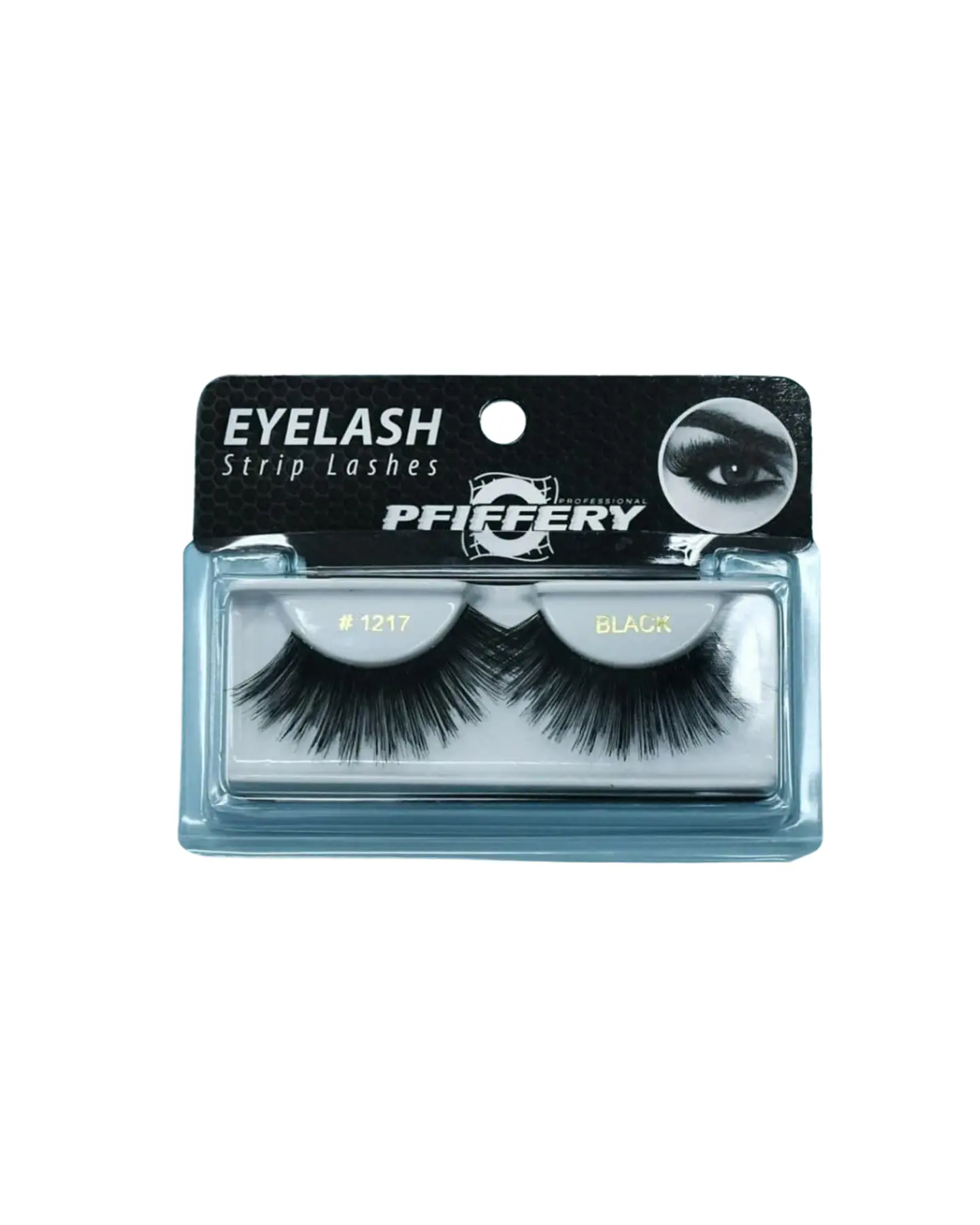 Pestañas Postizas Enteras #1217 Black - PFIFFERY 1