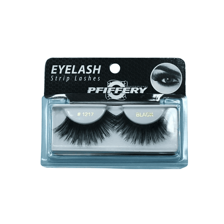 Pestañas Postizas Enteras #1217 Black - PFIFFERY 1