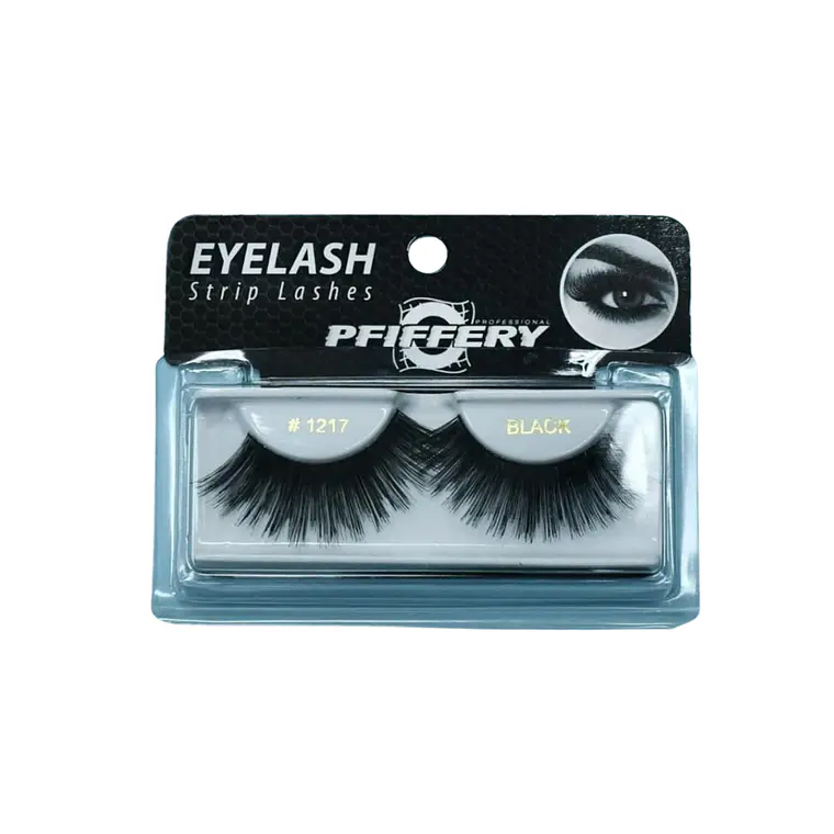 Pestañas Postizas Enteras #1217 Black - PFIFFERY 1