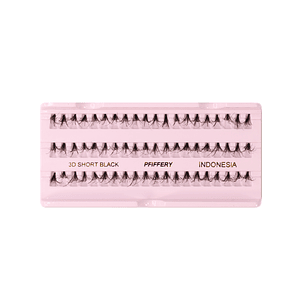 Pestañas individuales 3D short Black - PFIFFERY
