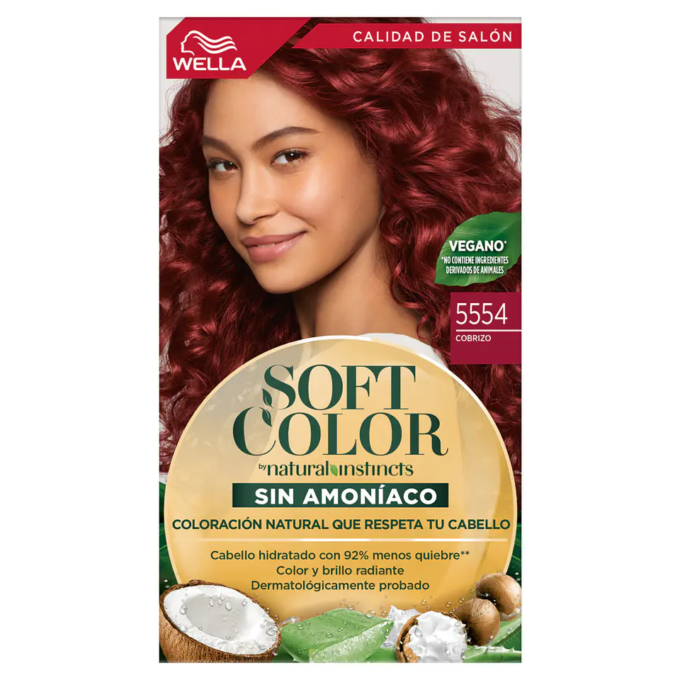 Tintura Soft Color Kit 5554 Cobrizo - WELLA 1