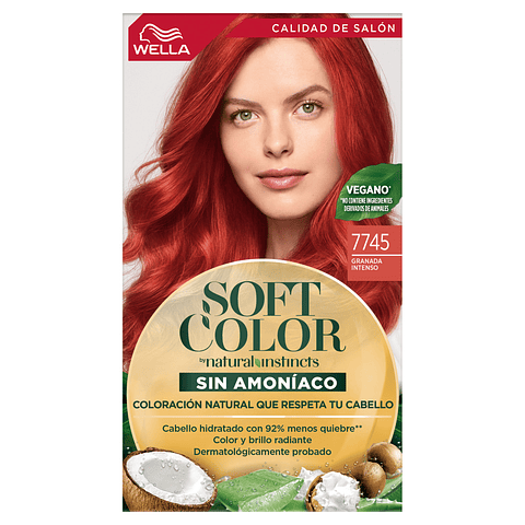Tintura Soft Color Kit 7745 Granada Intenso - WELLA
