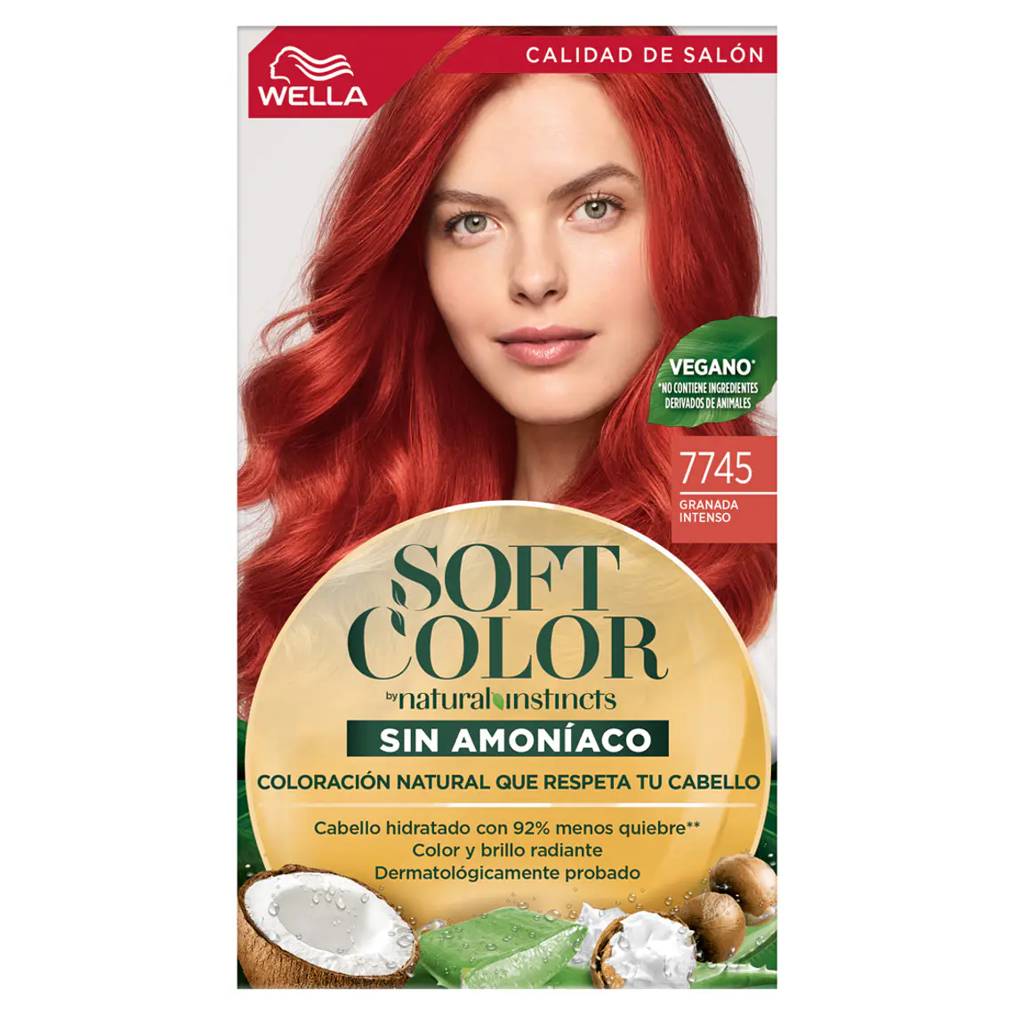 Tintura Soft Color Kit 7745 Granada Intenso - WELLA 1