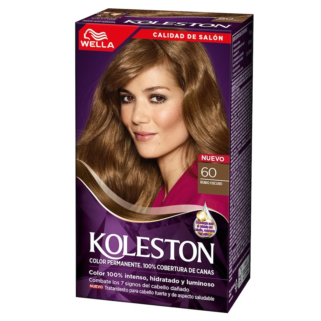 Kit Tintura Permanente Hidratante 60 Rubio Oscuro - WELLA 3