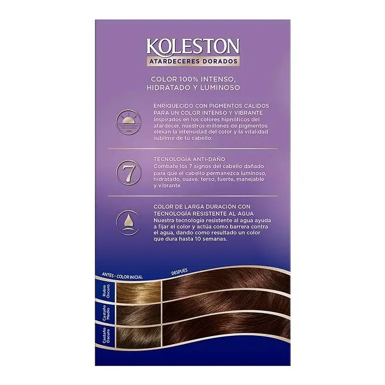 Kit Tintura Permanente Hidratante 435 Rosado Marrón Dorado - WELLA 2