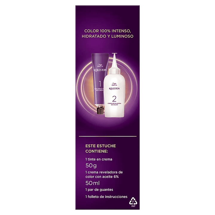 Tintura Mini Kit 30 Castaño Oscuro - WELLA 4