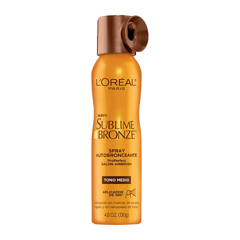 Sublime Bronze Autobronceante Spray Natural Medio 130 G - LOREAL