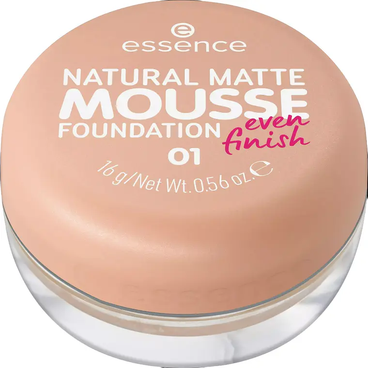 Base Natural Matte Mousse Tono 01 - ESSENCE 2