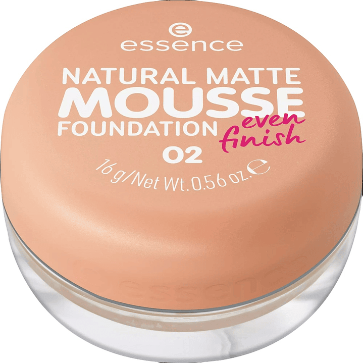 Base Natural Matte Mousse Tono 02 - ESSENCE 2