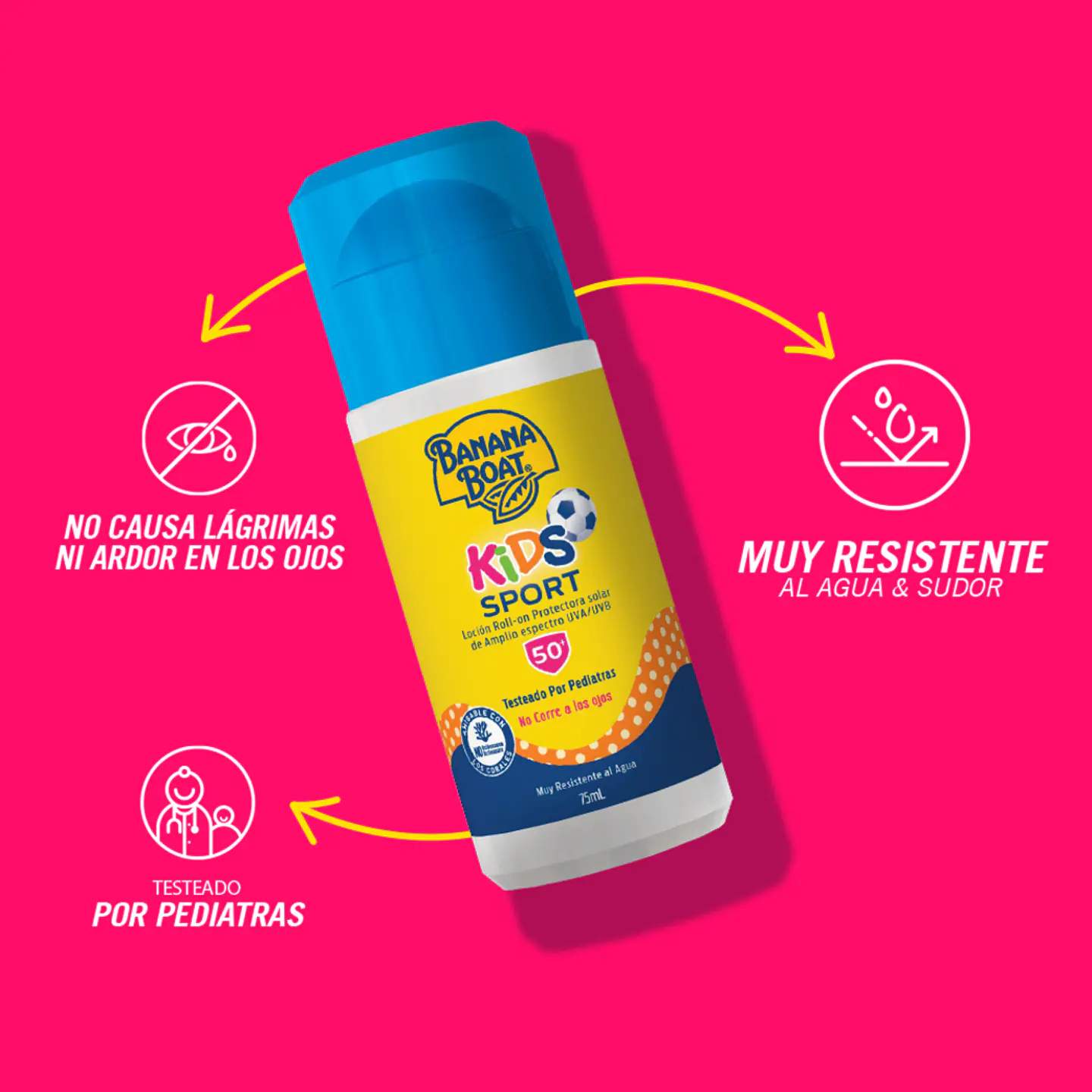 Protector Solar Kids Sport FPS 50 75 ML - BANANABOAT 3