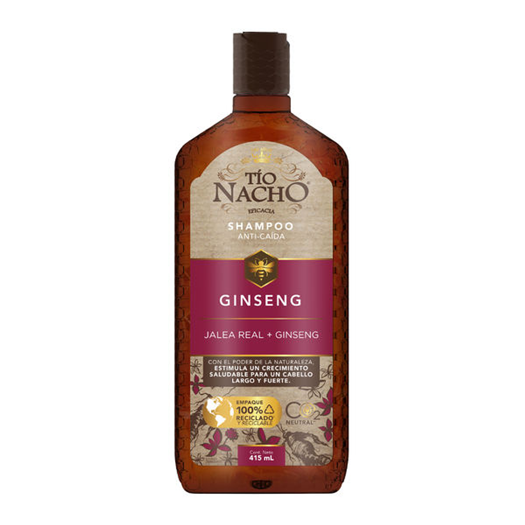 Shampoo Ginseng 415 ML - TIO NACHO 1