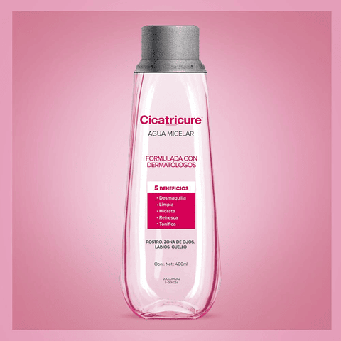 Agua Micelar Cicatricure - 400 ML - CICATRICURE V: 03/26