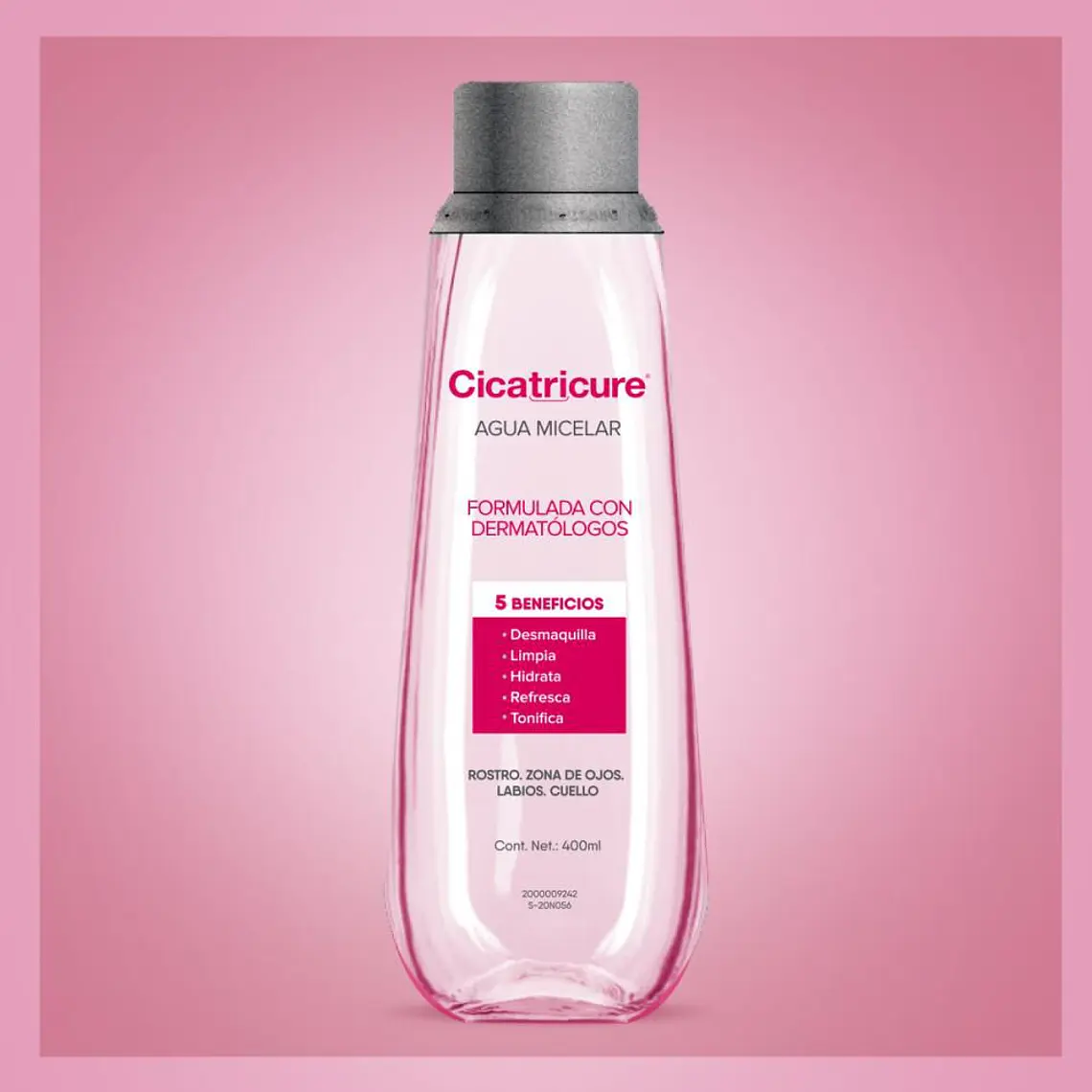 Agua Micelar Cicatricure - 400 ML - CICATRICURE V: 03/26 2