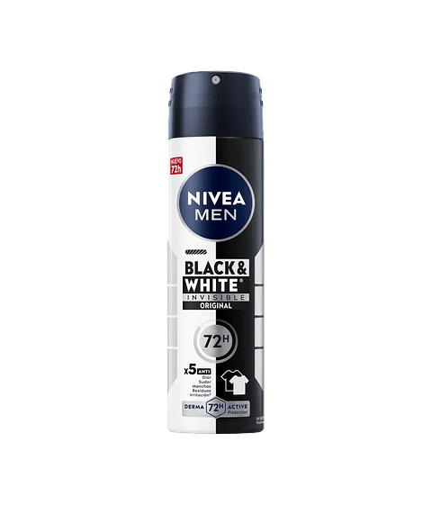 Desodorante Spray Invisible Black & White Original - NIVEA