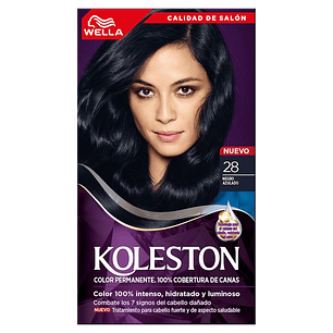 Kit Tintura Permanente Hidratante 28 Negro Azulado - WELLA