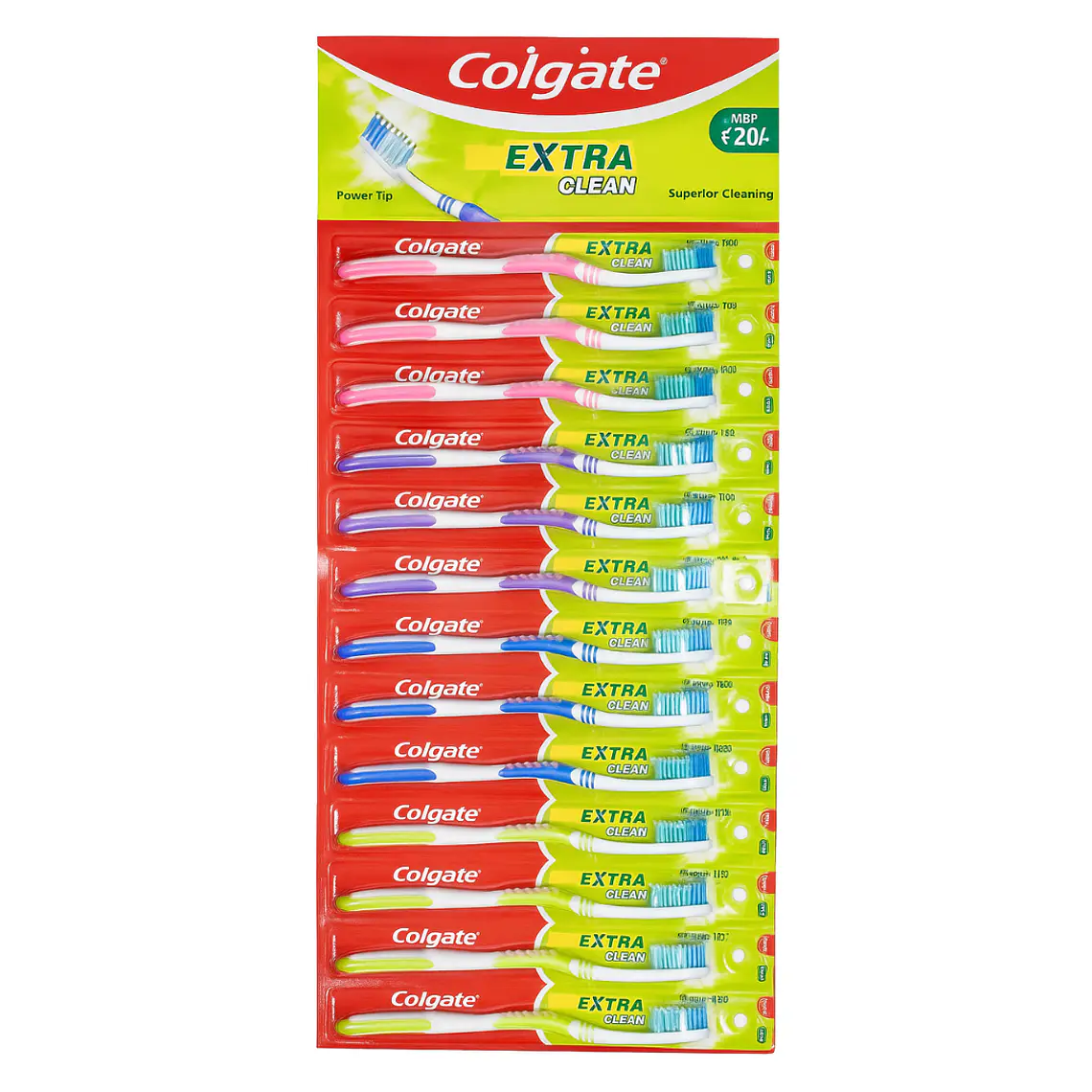 Pack Cepillo Tira Extra Clean X12U. - COLGATE 1