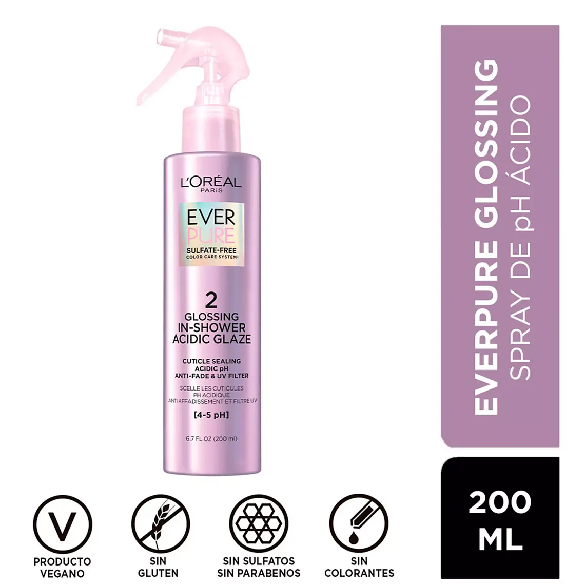 Spray para el cabello Ever Pure Glossing - LOREAL  2