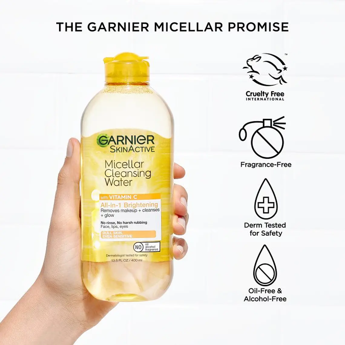 Agua Micelar Cleansing Water With Vitamin C  400 ML - GARNIER 2