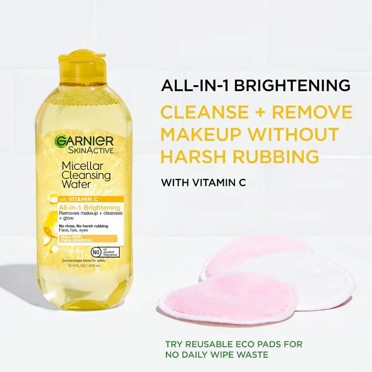 Agua Micelar Cleansing Water With Vitamin C  400 ML - GARNIER 3