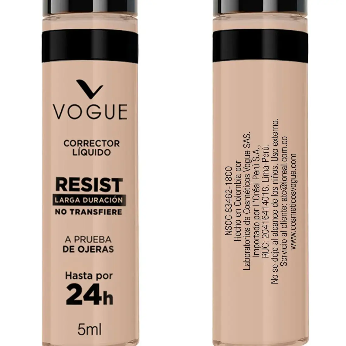 Corrector Liquido Larga Duración Natural 5 ML - VOGUE 4