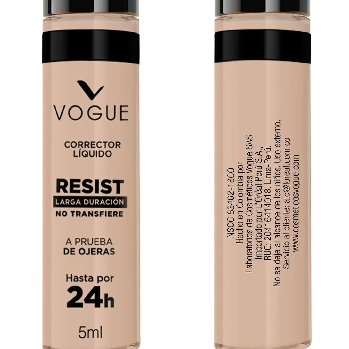 Corrector Liquido Larga Duración Natural 5 ML - VOGUE 4